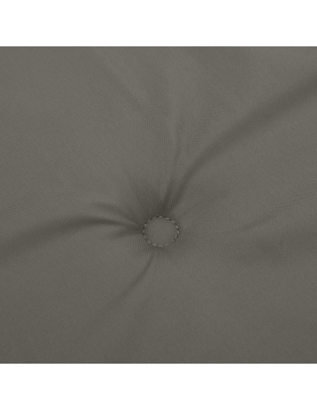 Cuscino Panca Giardino Grigio Scuro Mélange 150x50x7 cm Tessuto