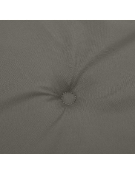 Cuscino Panca Giardino Grigio Scuro Mélange 180x50x7 cm Tessuto
