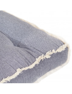 Cuscino per Divano in Pallet Antracite 120x80x10 cm 2