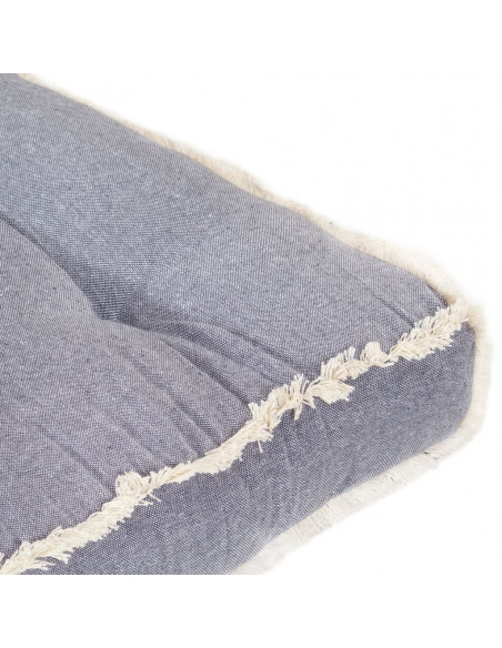 Cuscino per Divano in Pallet Antracite 120x80x10 cm