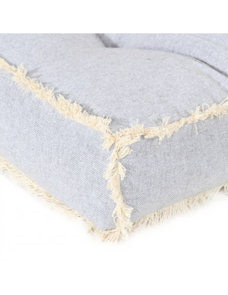 Cuscino per Divano in Pallet Grigio 120x80x10 cm