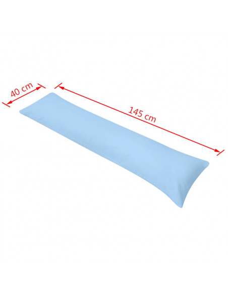 Cuscino per Domire sul Fianco 40x145 cm Blu