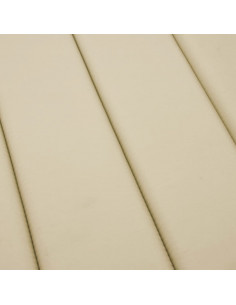Cuscino per Lettino Beige 200x70x3 cm in Tessuto Oxford 2
