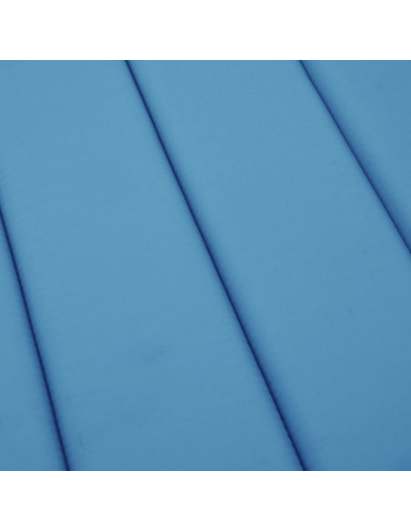 Cuscino per Lettino Blu 186x58x4 cm in Tessuto Oxford