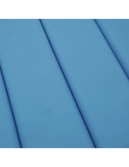 Cuscino per Lettino Blu 200x70x3 cm in Tessuto Oxford