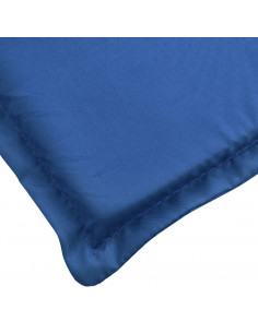 Cuscino per Lettino Blu Reale 180x60x4 cm in Tessuto Oxford 2