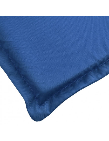 Cuscino per Lettino Blu Reale 180x60x4 cm in Tessuto Oxford