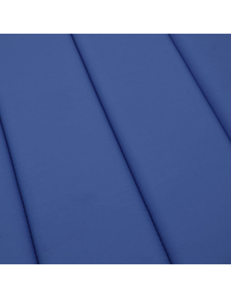 Cuscino per Lettino Blu Reale 186x58x3 cm in Tessuto Oxford