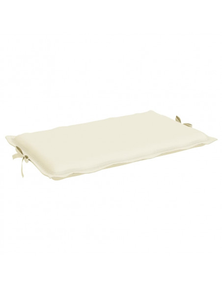 Cuscino per Lettino Crema 186x58x3 cm in Tessuto Oxford