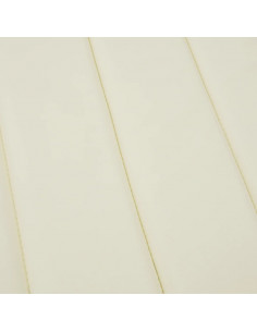 Cuscino per Lettino Crema 200x60x3 cm in Tessuto Oxford