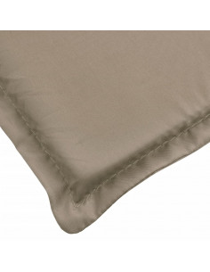 Cuscino per Lettino Tortora 200x70x3 cm in Tessuto Oxford