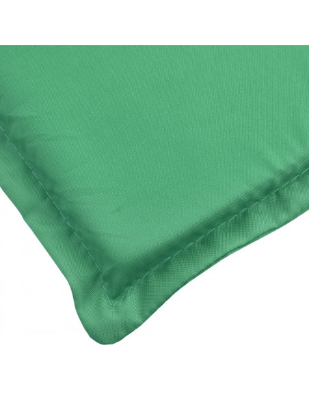 Cuscino per Lettino Verde 180x60x3 cm in Tessuto Oxford