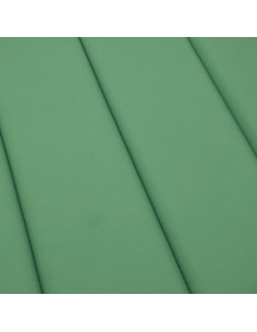Cuscino per Lettino Verde 200x50x3 cm in Tessuto Oxford