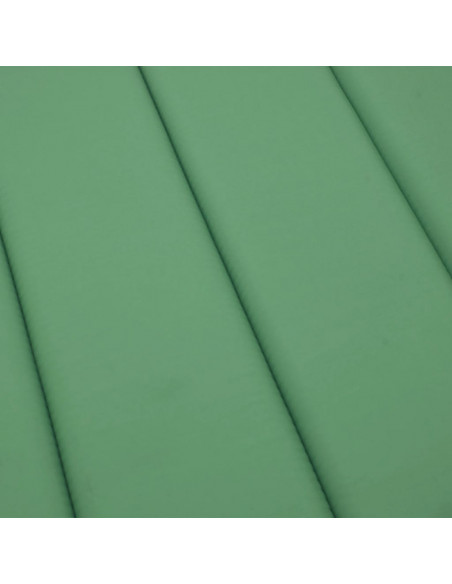 Cuscino per Lettino Verde 200x50x3 cm in Tessuto Oxford