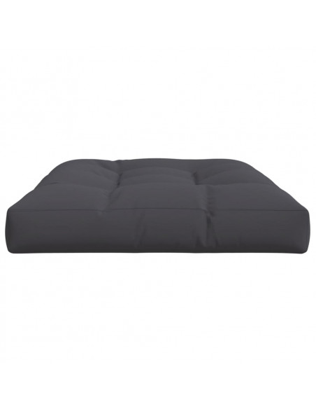 Cuscino per Pallet Antracite 120x80x12 cm in Tessuto