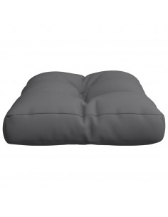 Cuscino per Pallet Antracite 50x40x12 cm in Tessuto 2