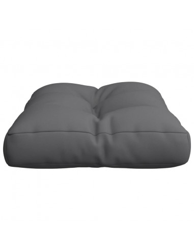 Cuscino per Pallet Antracite 50x40x12 cm in Tessuto