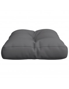 Cuscino per Pallet Antracite 60x40x12 cm in Tessuto 2