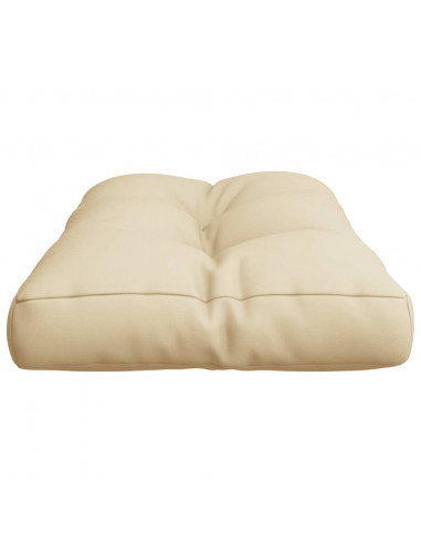 Cuscino per Pallet Beige 80x40x12 cm in Tessuto