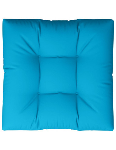 Cuscino per Pallet Blu 80x80x12 cm in Tessuto