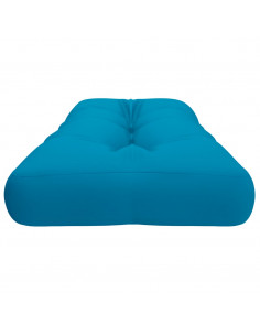 Cuscino per Pallet Blu Chiaro 120x40x12 cm in Tessuto 2
