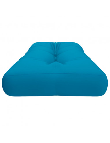 Cuscino per Pallet Blu Chiaro 120x40x12 cm in Tessuto