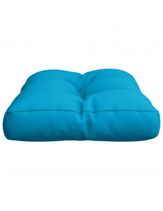 Cuscino per Pallet Blu Chiaro 50x40x12 cm in Tessuto 2