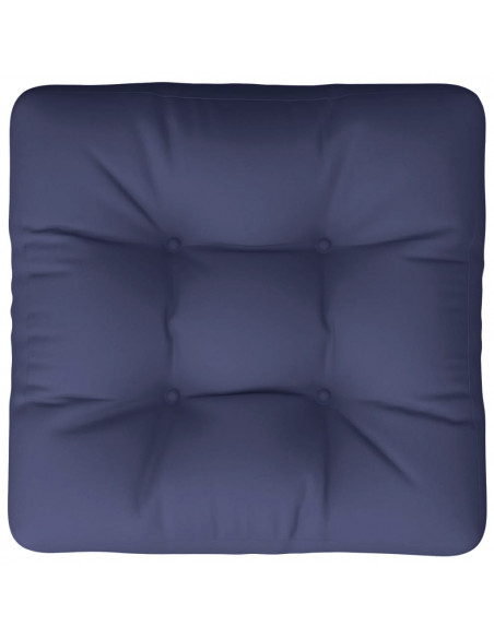 Cuscino per Pallet Blu Marino 58x58x10 cm in Tessuto Oxford