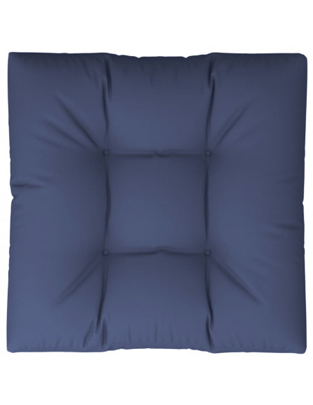 Cuscino per Pallet Blu Marino 70x70x12 cm in Tessuto