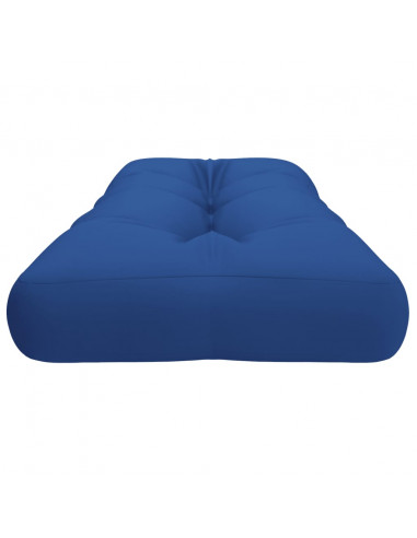Cuscino per Pallet Blu Reale 120x40x12 cm in Tessuto