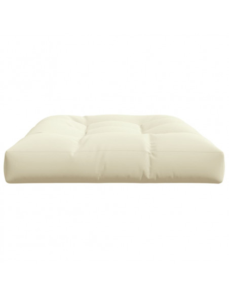 Cuscino per Pallet Crema 120x80x12 cm in Tessuto
