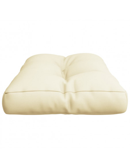 Cuscino per Pallet Crema 70x40x12 cm in Tessuto