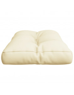 Cuscino per Pallet Crema 80x40x12 cm in Tessuto 2