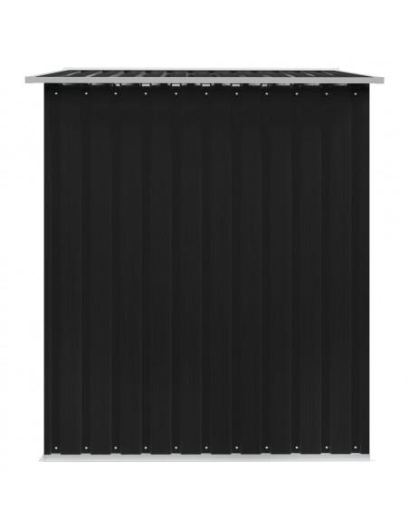 Capanno per Attrezzi Antracite in Acciaio 257x205x178 cm