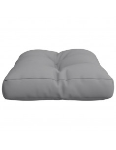 Cuscino per Pallet Grigio 50x40x12 cm in Tessuto 2