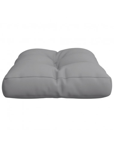 Cuscino per Pallet Grigio 60x40x12 cm in Tessuto