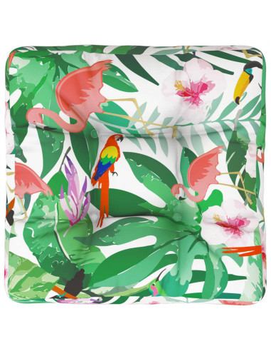 Cuscino per Pallet Multicolore 60x61,5x10 cm in Tessuto Oxford