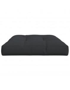 Cuscino per Pallet Nero 120x80x12 cm in Tessuto 2