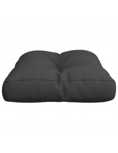 Cuscino per Pallet Nero 50x40x12 cm in Tessuto 2