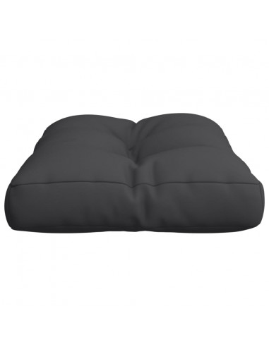 Cuscino per Pallet Nero 50x40x12 cm in Tessuto