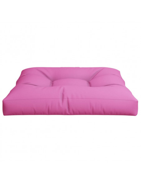 Cuscino per Pallet Rosa 80x80x12 cm in Tessuto