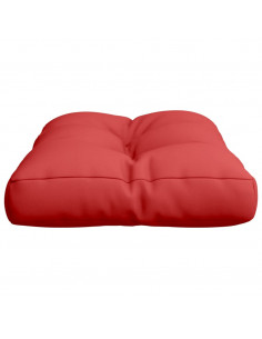 Cuscino per Pallet Rosso 60x40x12 cm in Tessuto 2
