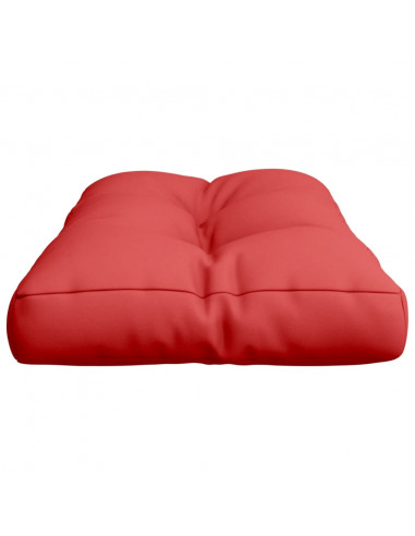 Cuscino per Pallet Rosso 70x40x12 cm in Tessuto