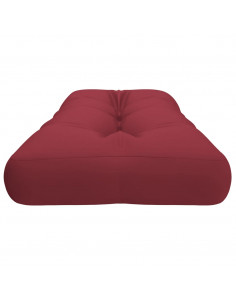 Cuscino per Pallet Rosso Vino 120x40x12 cm in Tessuto 2