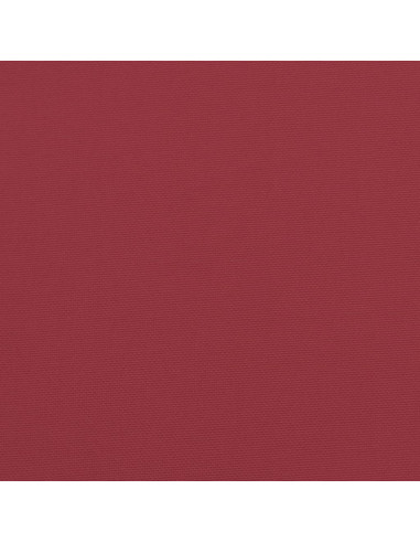Cuscino per Pallet Rosso Vino 60x60x8 cm in Tessuto Oxford