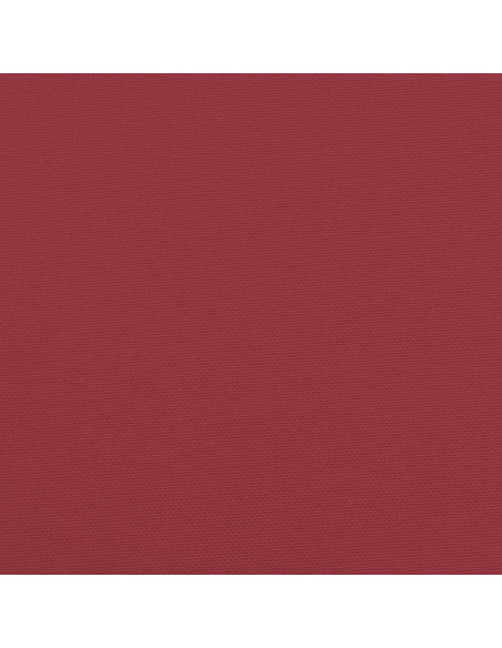 Cuscino per Pallet Rosso Vino 60x60x8 cm in Tessuto Oxford