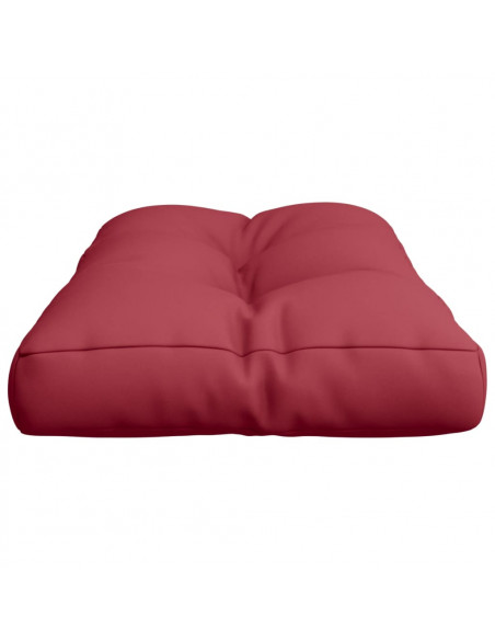 Cuscino per Pallet Rosso Vino 70x40x12 cm in Tessuto