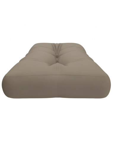 Cuscino per Pallet Tortora 120x40x12 cm in Tessuto