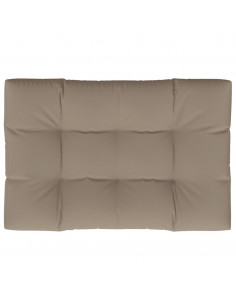 Cuscino per Pallet Tortora 120x80x12 cm in Tessuto 2