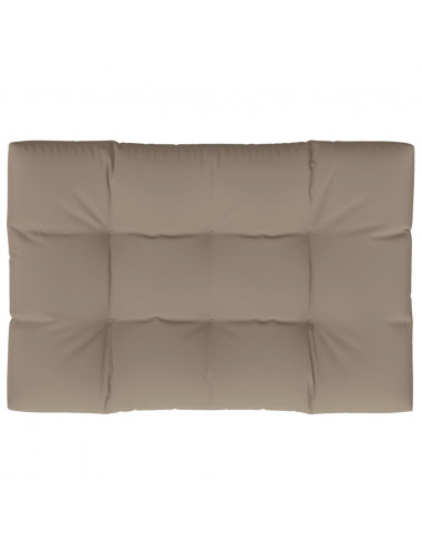 Cuscino per Pallet Tortora 120x80x12 cm in Tessuto